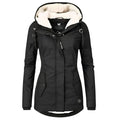 Abrigo Acolchado Impermeable con Capucha y Forro Polar 0