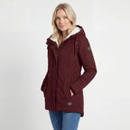 Abrigo Acolchado Impermeable con Capucha y Forro Polar 4