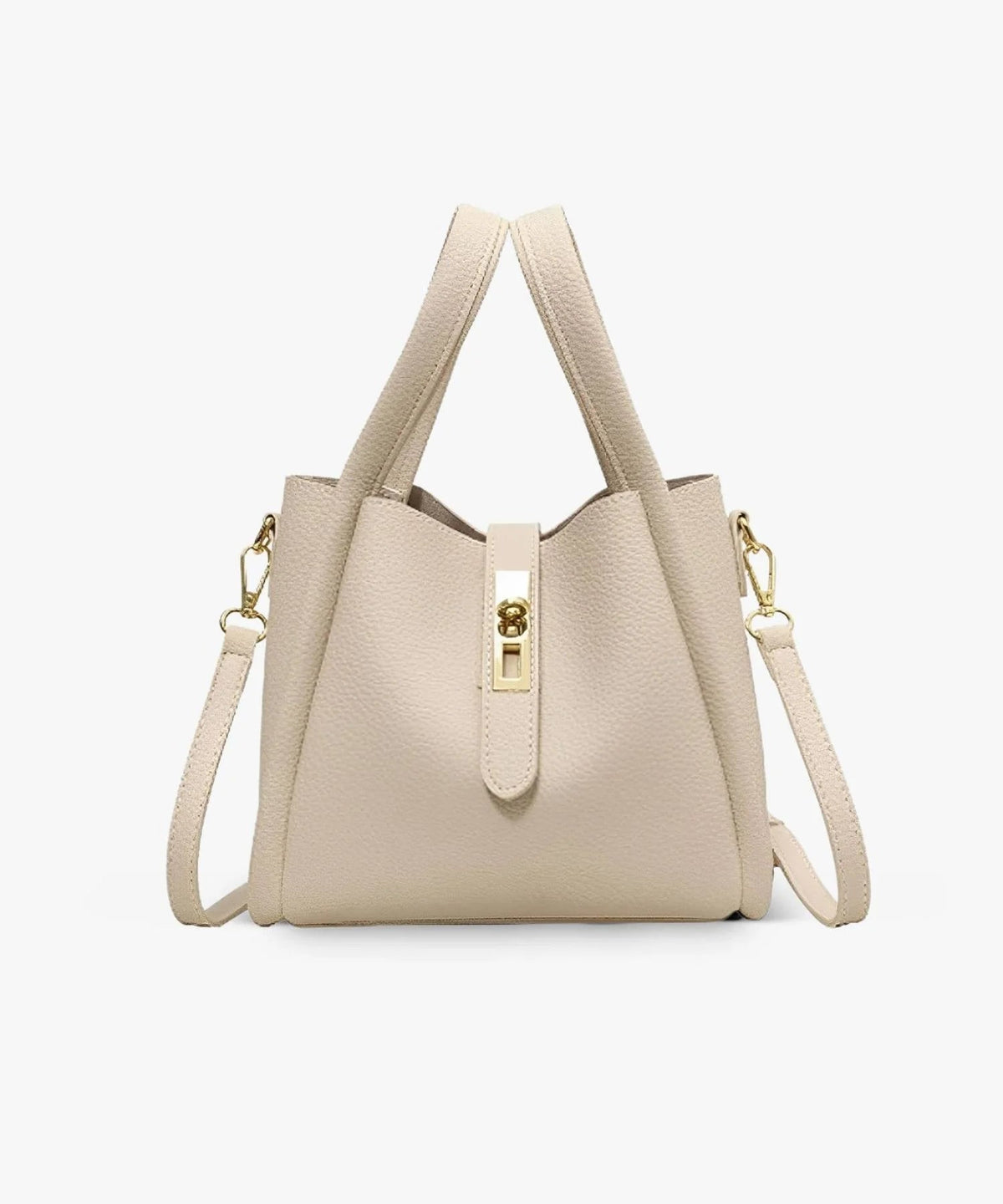 Bolso Vintage de Cuero Sintético con Asa y Correa Ajustable 5