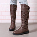 Botas Altas con Suela Antideslizante y Hebilla Decorativa 0