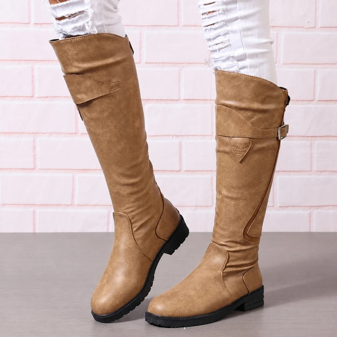 Botas Altas con Suela Antideslizante y Hebilla Decorativa 4