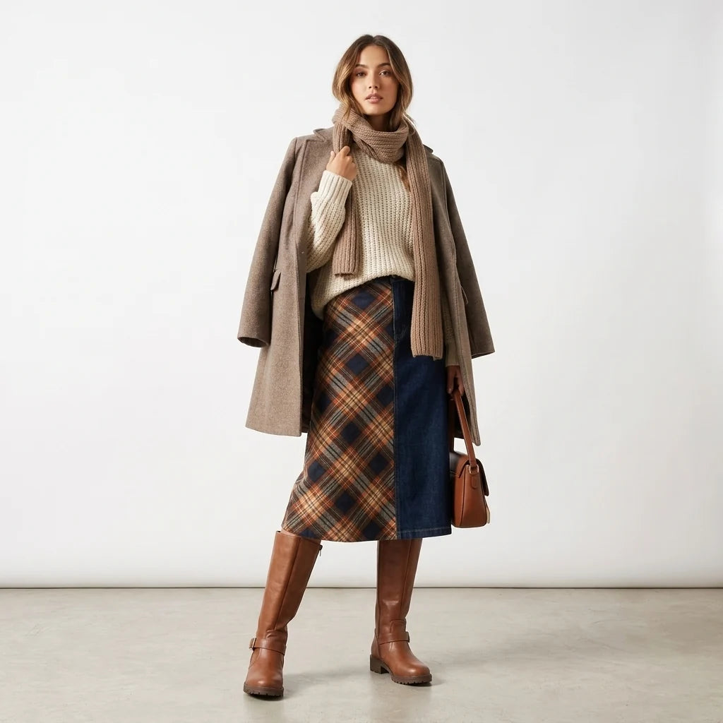 Botas Altas con Tacón Bajo y Hebilla Ajustable 4