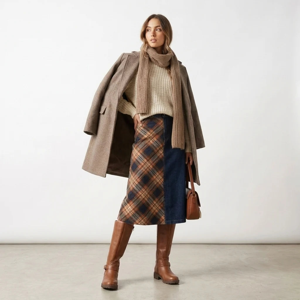 Botas Altas con Tacón Bajo y Hebilla Ajustable 6