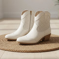 Botas Vaqueras para Mujer en Piel con Diseño Western Elegante 0