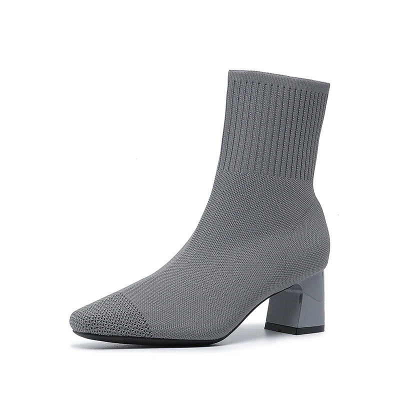 Botas de Punto con Suela Resistente 6