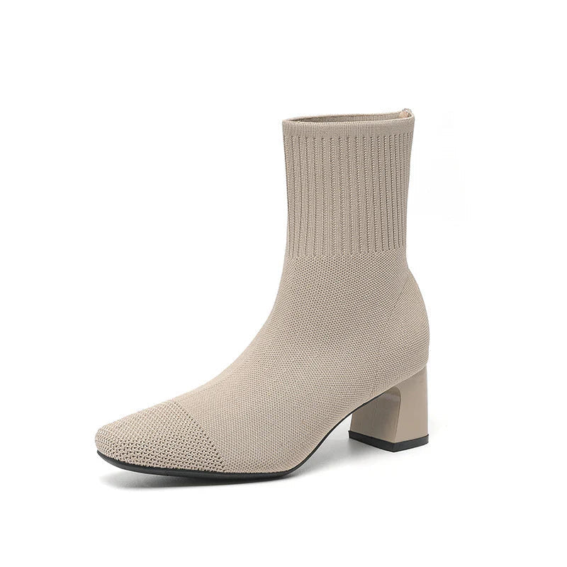 Botas de Punto con Suela Resistente 7