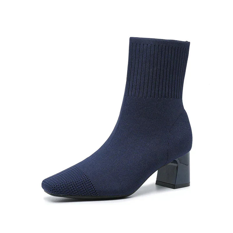 Botas de Punto con Suela Resistente 8
