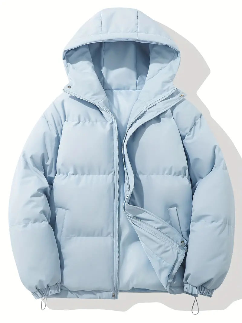 Chaqueta Acolchada de Invierno con Capucha y Forro Térmico 0