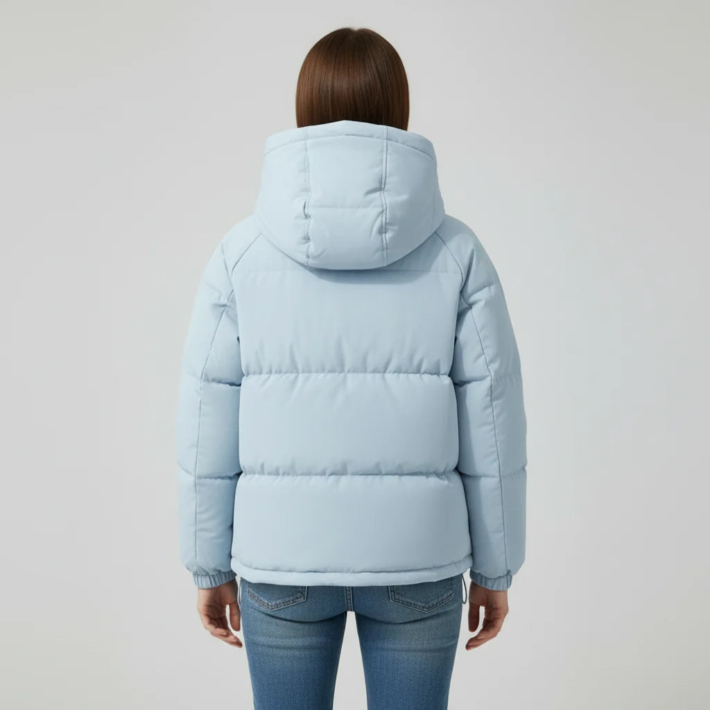 Chaqueta Acolchada de Invierno con Capucha y Forro Térmico 2