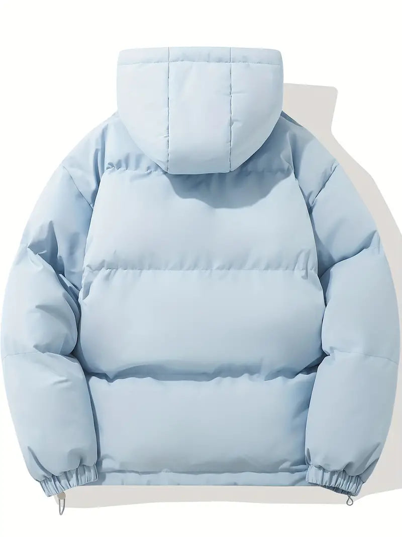 Chaqueta Acolchada de Invierno con Capucha y Forro Térmico 3