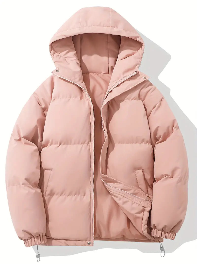 Chaqueta Acolchada de Invierno con Capucha y Forro Térmico 5