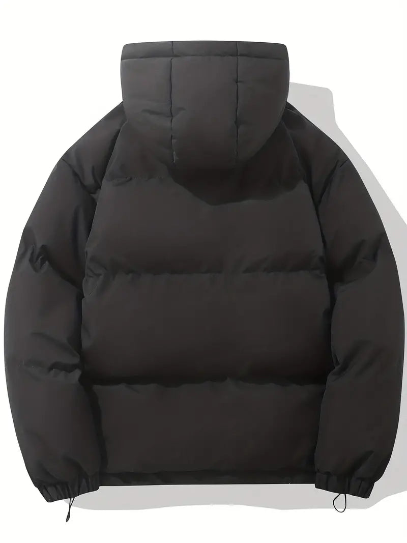 Chaqueta Acolchada de Invierno con Capucha y Forro Térmico 8