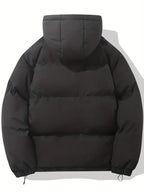 Chaqueta Acolchada de Invierno con Capucha y Forro Térmico 8