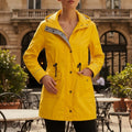 Chaqueta Cortavientos con Capucha en Poliéster Impermeable y Ligera 0