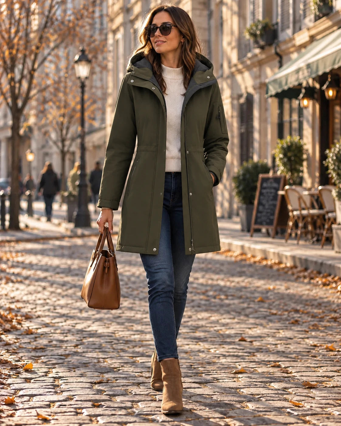Chaqueta Larga con Capucha 2