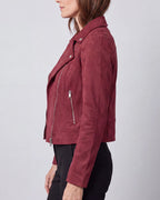 Chaqueta Motera Corta con Cremallera y Cuello de Solapa 5