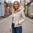 Chaqueta de Aspecto Piel con Capucha y Corte Entallado 2