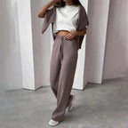 Conjunto Deportivo con Suéter de Cuello Alto y Pantalón Ajustable 2