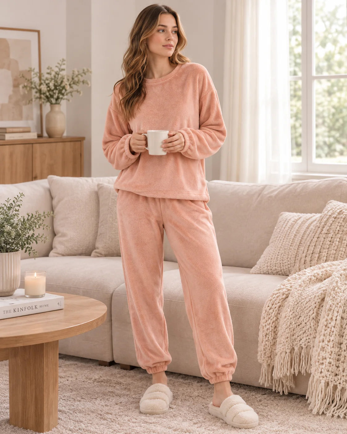 Conjunto de Terciopelo con Top Holgado y Pantalón Elástico 5