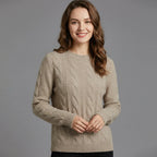 Jersey Oversize de Punto Trenzado con Mezcla de Lana 2