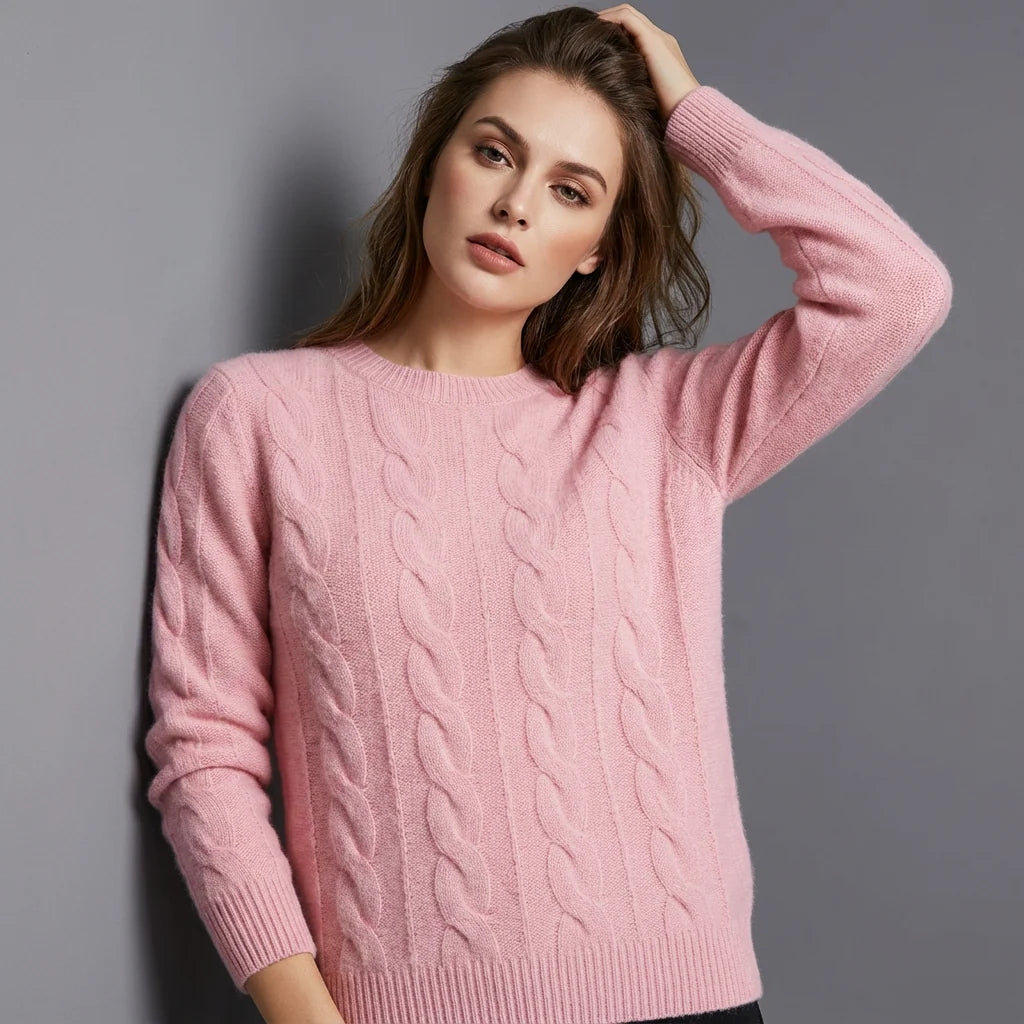 Jersey Oversize de Punto Trenzado con Mezcla de Lana 6