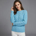 Jersey Oversize de Punto Trenzado con Mezcla de Lana 8