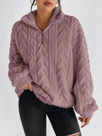 Jersey Polar con Cuello Alto y Cremallera 3