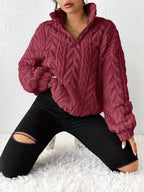 Jersey Polar con Cuello Alto y Cremallera 6