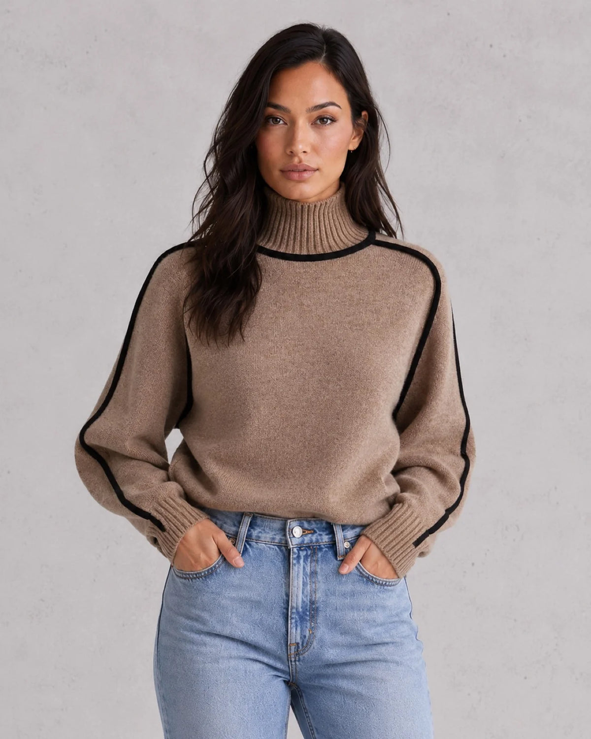 Jersey de Cuello Alto de Lana 1