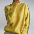 Jersey de Punto Suave con Cuello Alto 0