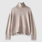 Jersey de Punto con Cuello Alto y Corte Clásico 0