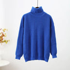 Jersey de Punto con Cuello Alto y Corte Holgado 1