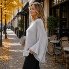 Jersey de Punto con Mangas Oversize y Cuello Redondo 5