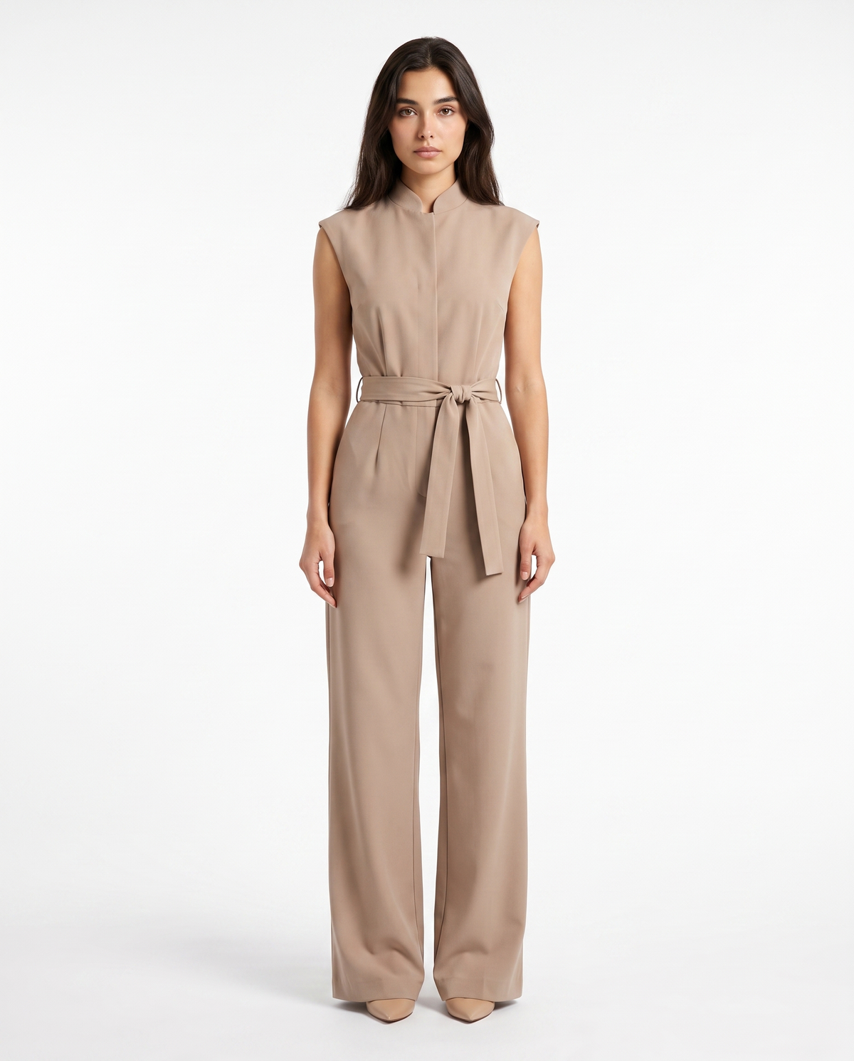 Mono Sin Mangas para Mujer - Jumpsuit Casual de Verano Largo y Elegante 1