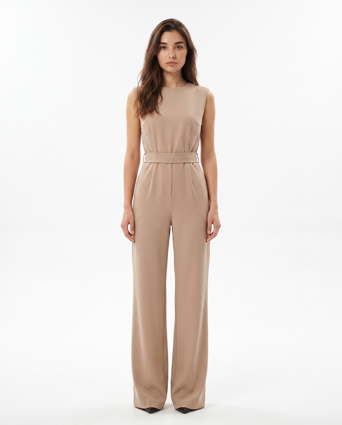 Mono Sin Mangas para Mujer - Jumpsuit Casual de Verano Largo y Elegante 2