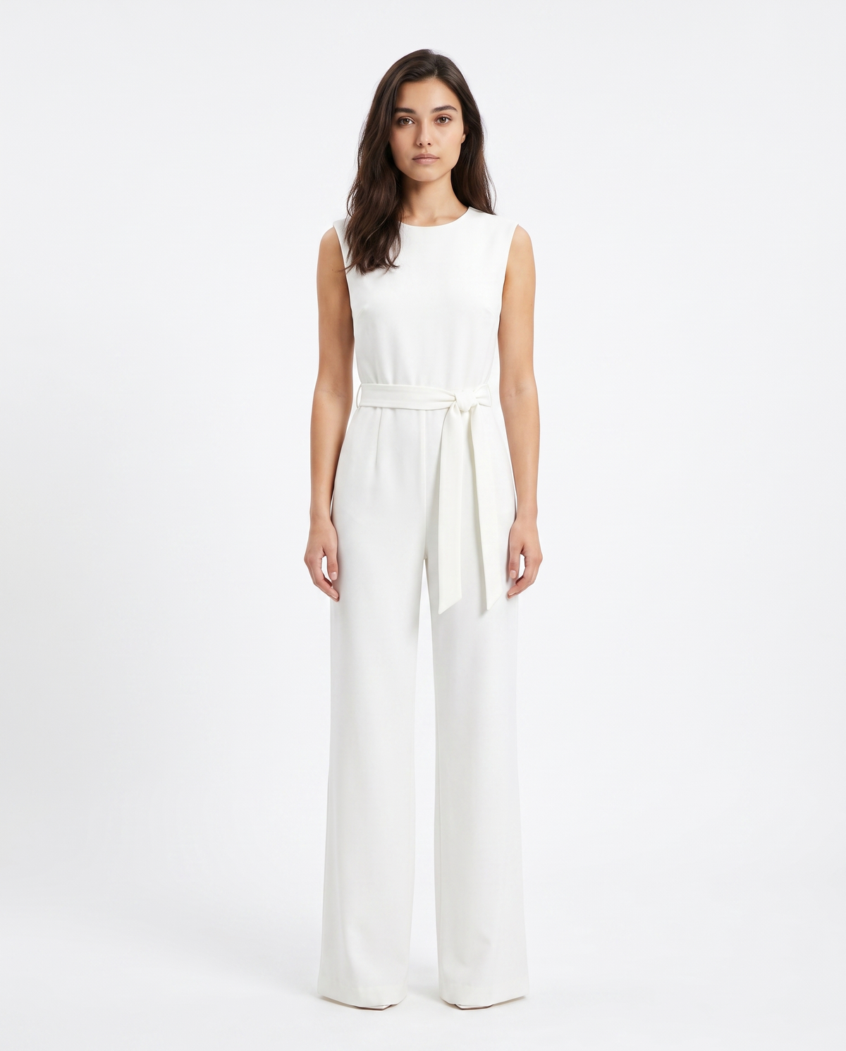 Mono Sin Mangas para Mujer - Jumpsuit Casual de Verano Largo y Elegante 3