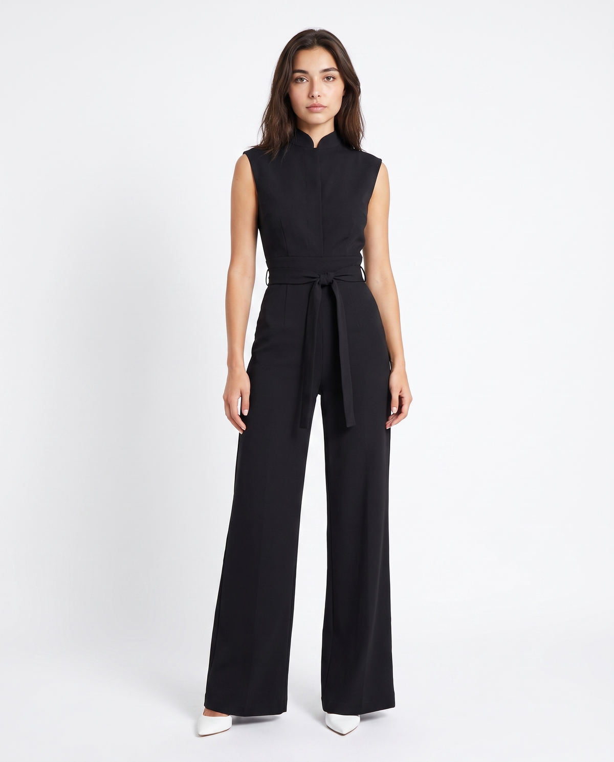 Mono Sin Mangas para Mujer - Jumpsuit Casual de Verano Largo y Elegante 6