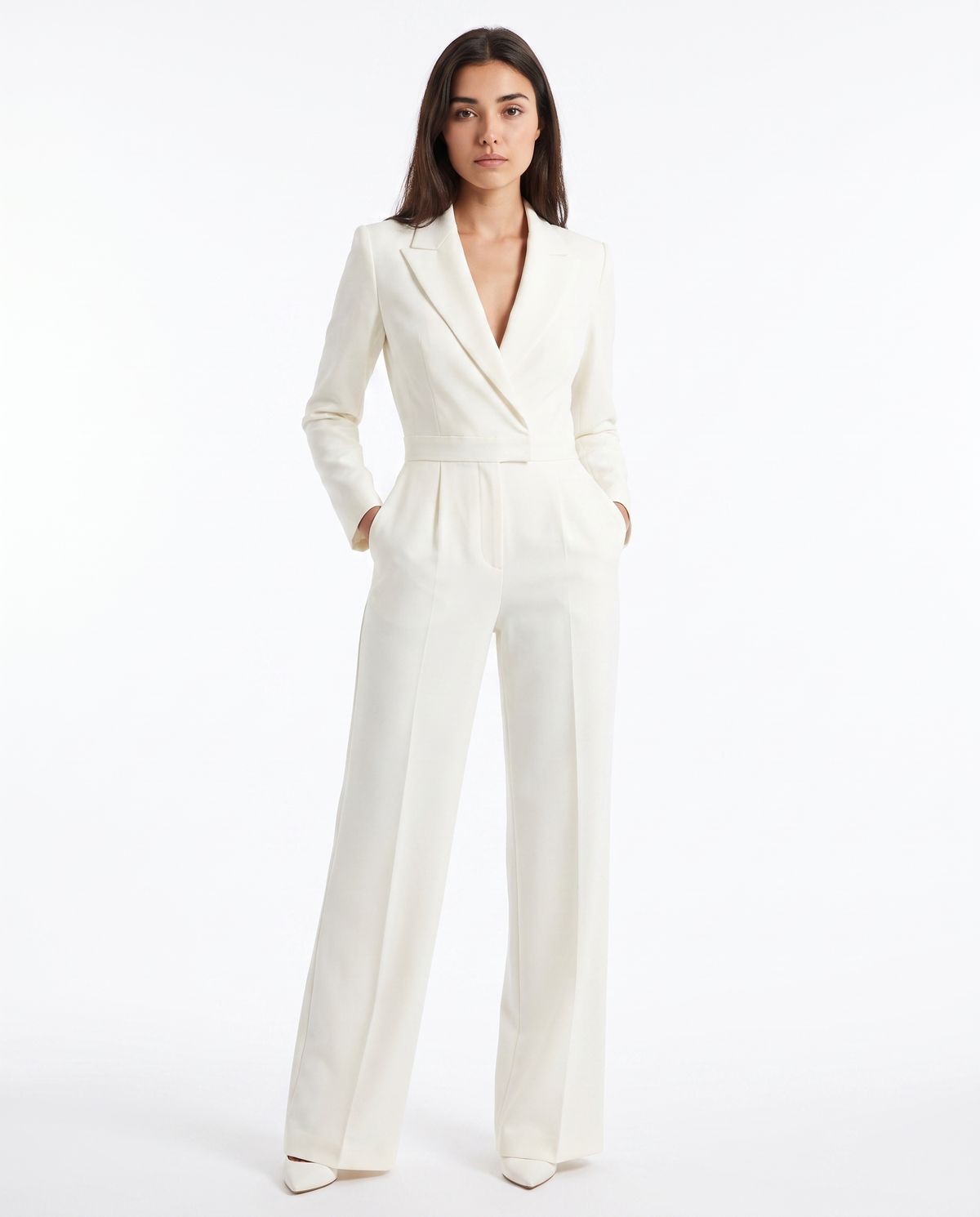 Mono de Pierna Ancha Estilo Blazer – Confianza Sastrera, Máximo Power Dressing 0