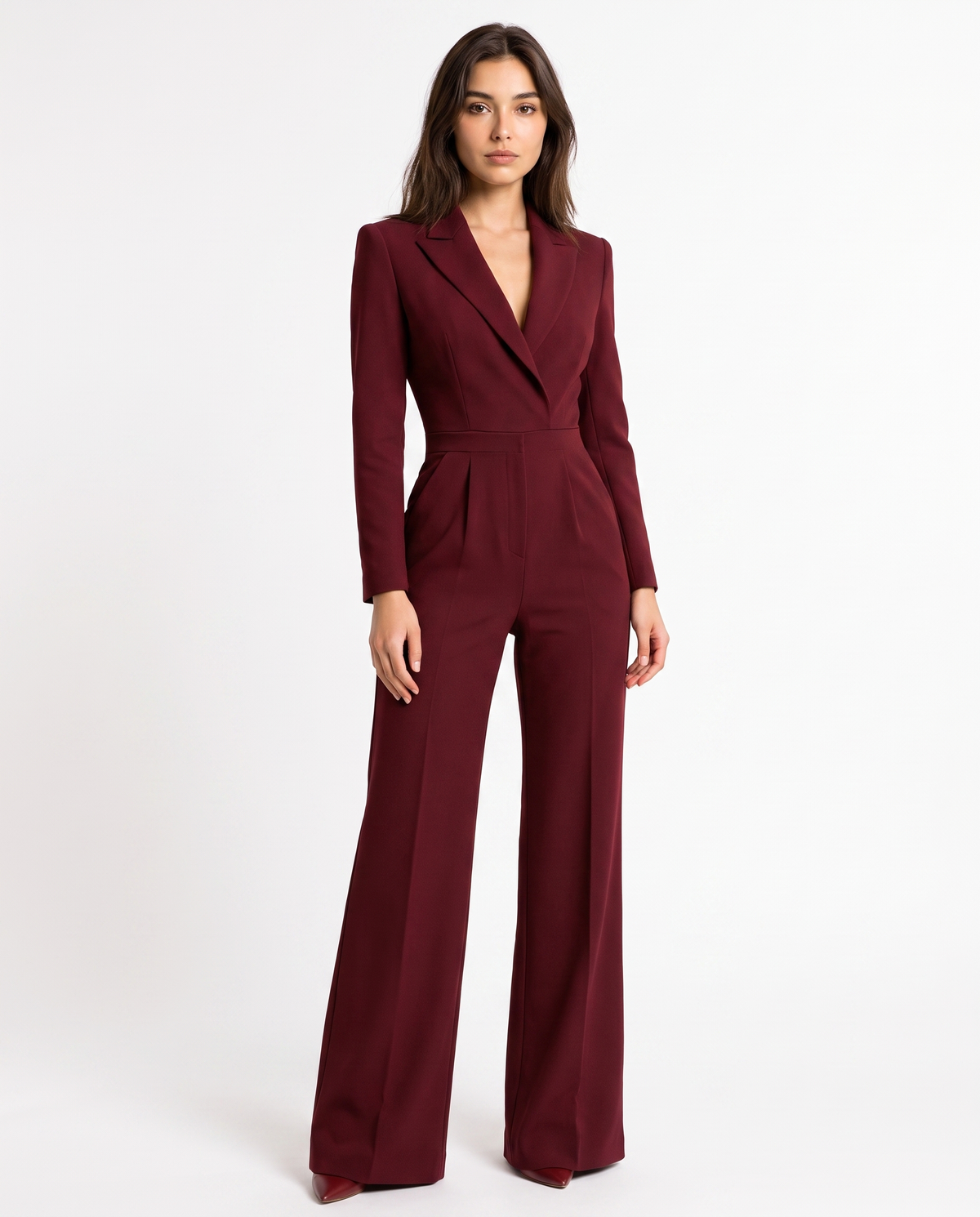 Mono de Pierna Ancha Estilo Blazer – Confianza Sastrera, Máximo Power Dressing 1