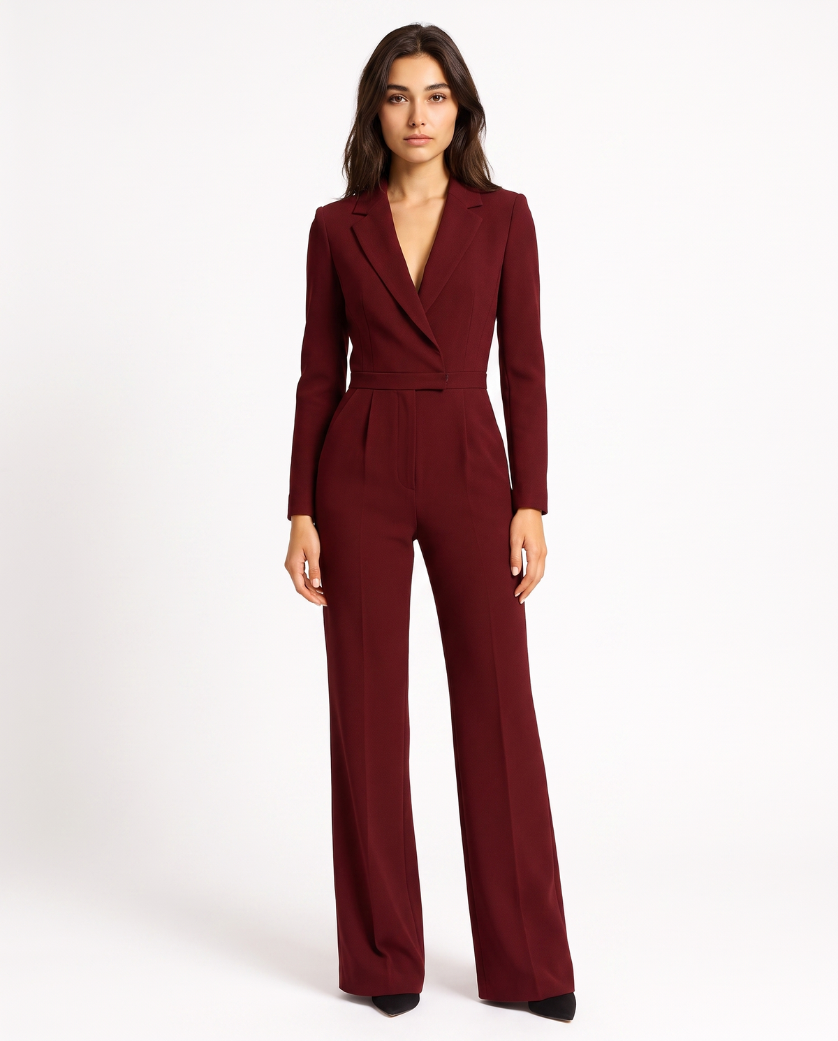 Mono de Pierna Ancha Estilo Blazer – Confianza Sastrera, Máximo Power Dressing 3