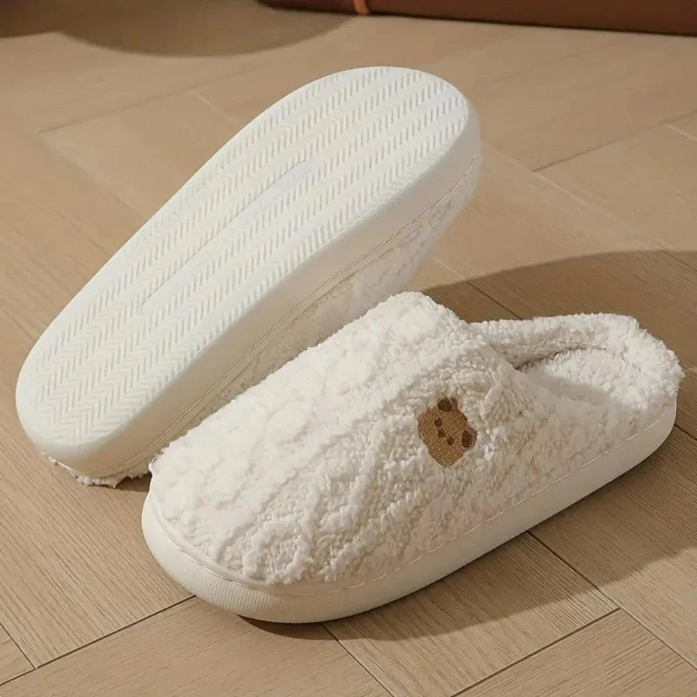Pantuflas con Forro de Felpa y Suela Suave Antideslizante 4