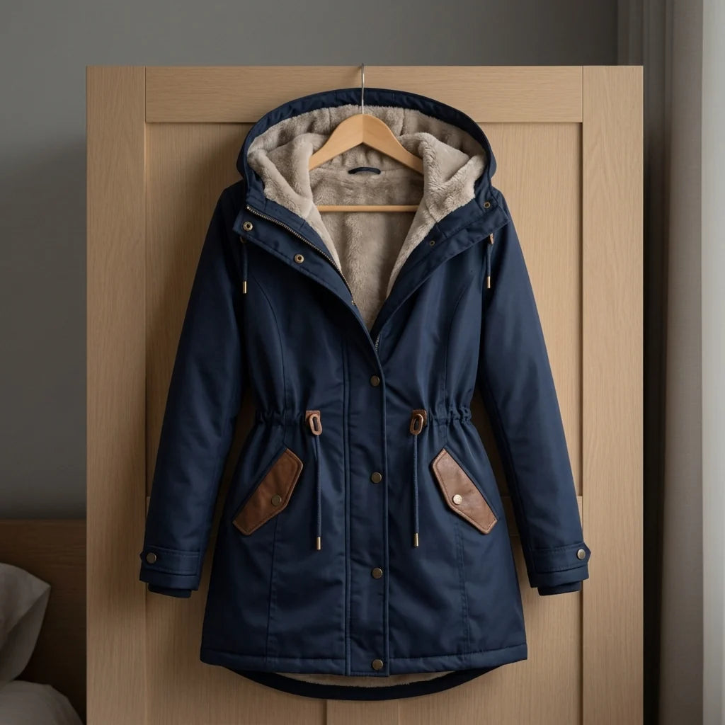 Parka Mujer Forrada – Cintura Ajustable para Mayor Calidez y Comodidad 1