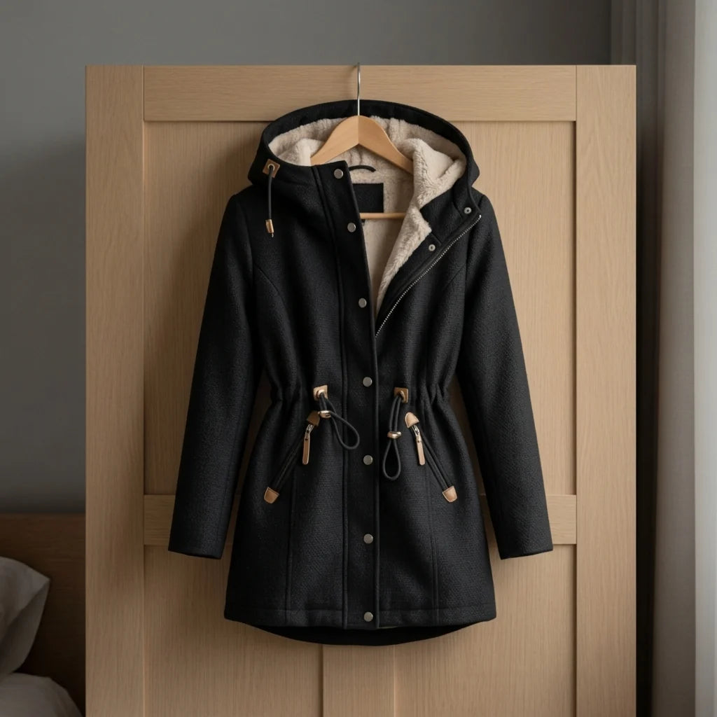 Parka Mujer Forrada – Cintura Ajustable para Mayor Calidez y Comodidad 2