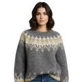 Suéter Holgado de Punto con Estampado Fair Isle 0
