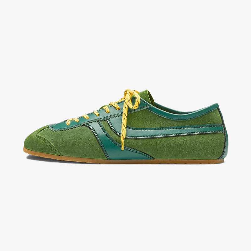 Zapatillas Deportivas de Ante con Cordones en Contraste 1