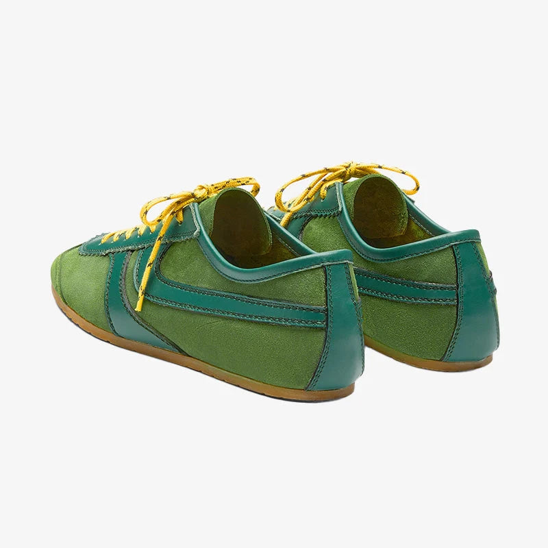 Zapatillas Deportivas de Ante con Cordones en Contraste 3