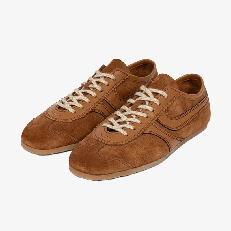 Zapatillas Deportivas de Ante y Cuero con Suela Flexible 2