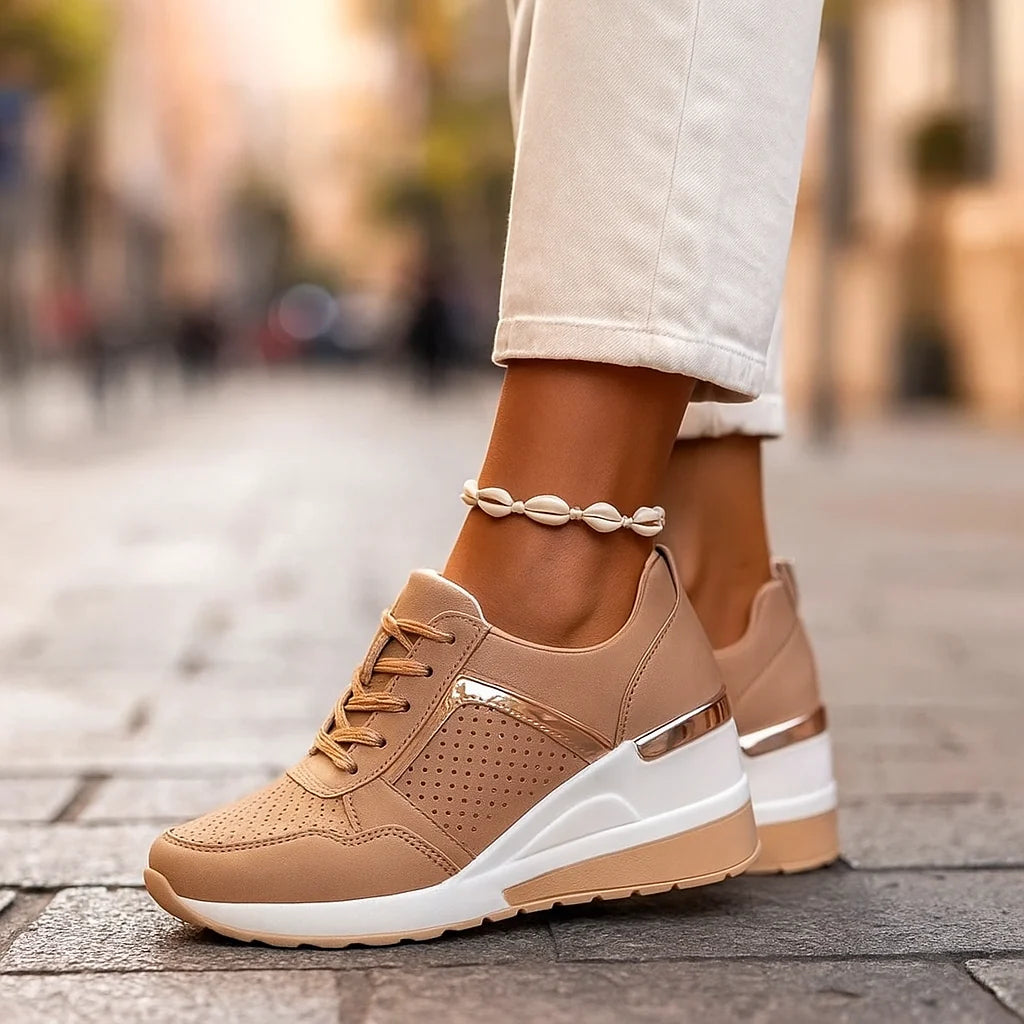 Zapatillas con Cuña y Plantilla Acolchada para Mujer 2