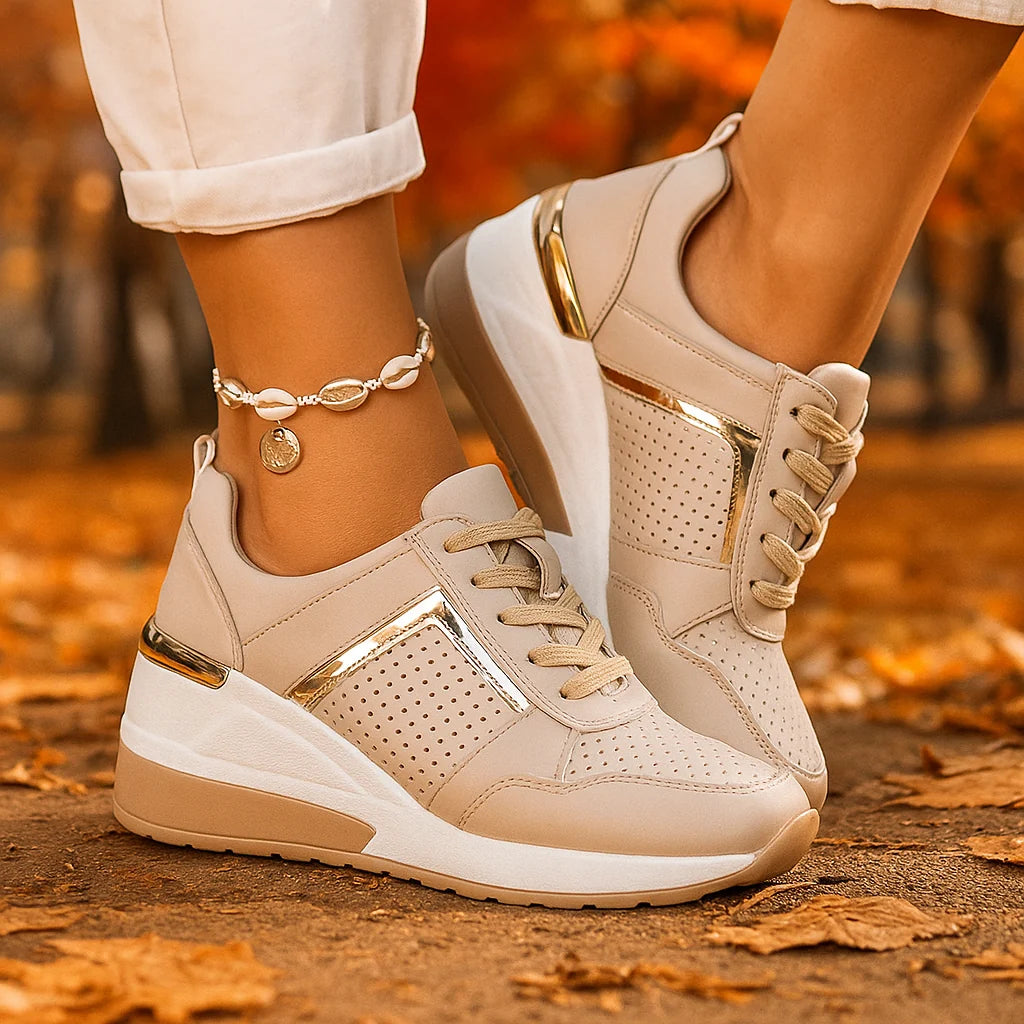 Zapatillas con Cuña y Plantilla Acolchada para Mujer 4