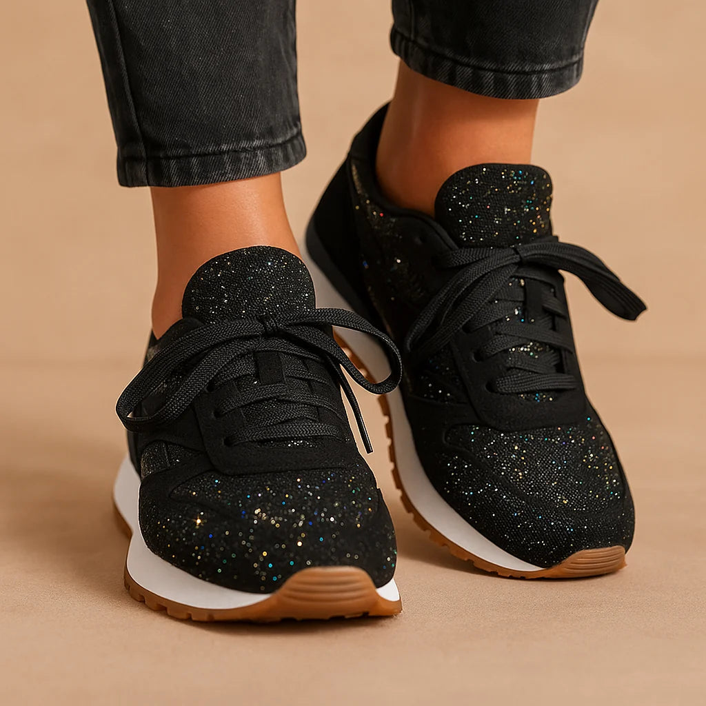 Zapatillas con Lentejuelas de Estilo Casual 0